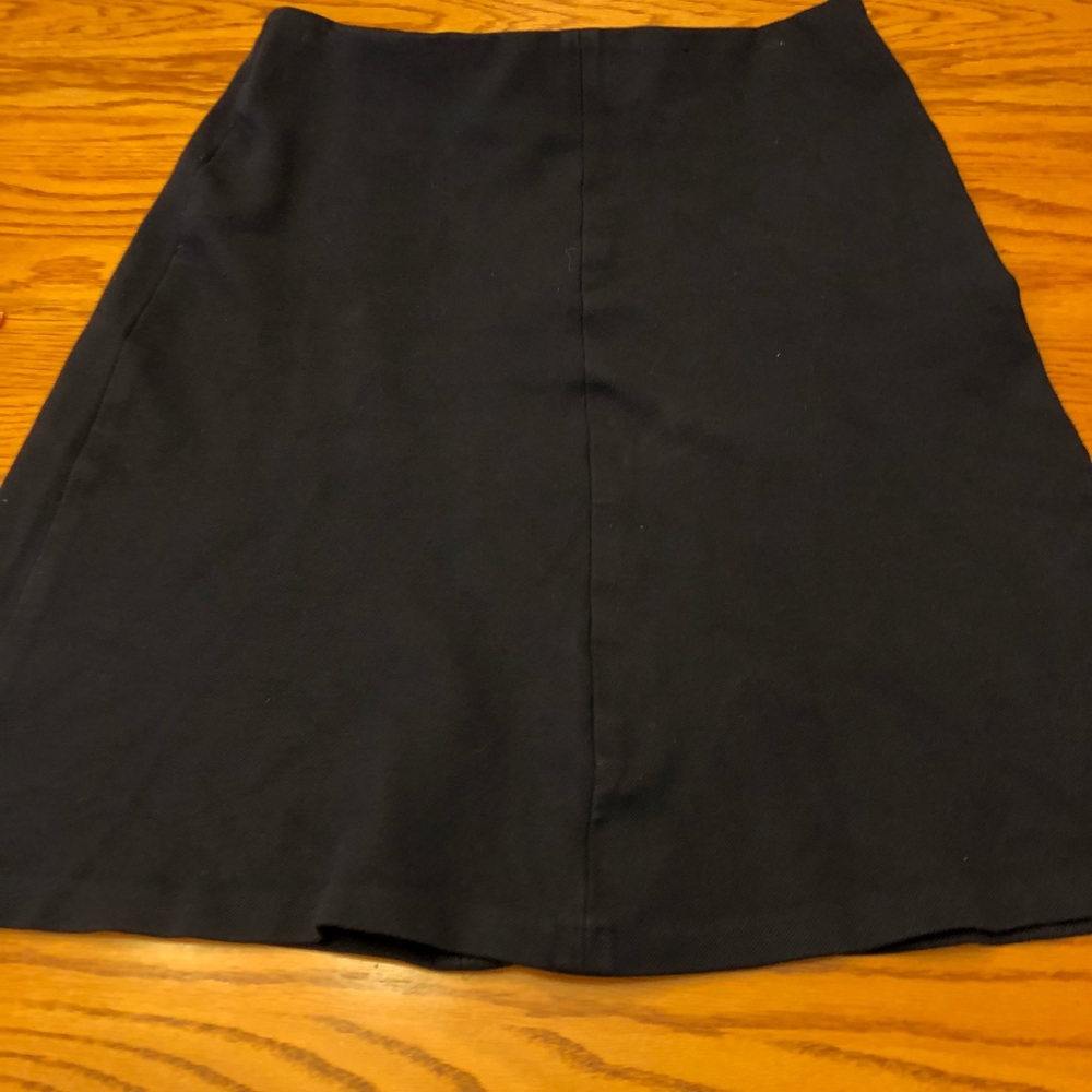 Loft- A line dark blue size small skirt